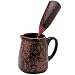 Microwave Ceramic Milk Frothing Pitcher Set - 15 Ounce - Rose 