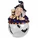 Fitz & Floyd Halloween Witches Brew Glass Candy Jar