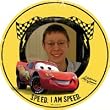 Custom Photo Plate - Lightning McQueen Photo Plate - Customize Your Lightning McQueen Plate With Your Favorite Photo