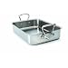 Mauviel M'Cook 5217.40 15.7 x 11.8 Inch Roasting Pan, Cast Stainless Steel Handle