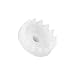 uxcell 50Pcs C152A Plastic Gear Toy Accessories with 15 Teeth for DIY Car Robot Motor