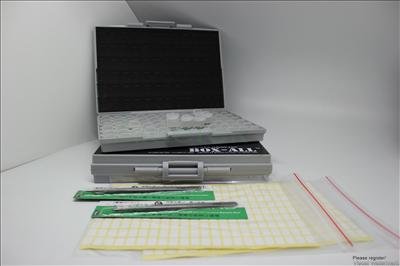 Two AideTek BOXALL72 SMD SMT Resistor Capacitor 1206 0805 0603 Box Organizer Craft Beads Storage 72 Compartments on Each Box