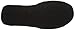 Dearfoams Womens 730 Stretch Terry Open Toe Flat (Small, Black)