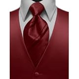 Tuxedo Vest - Apple Satin Vest with Laguna Beach Tie