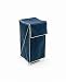 from Russell Storage H & L Russel Ltd Folding Laundry Hamper, Marine Blue with Clotted Cream Trim