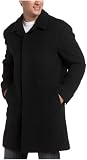 Apparel : London Fog Men's Italian Wool Blend Fly Front Top Coat