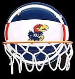University of Kansas Jayhawks Neon Basketball Hoop