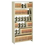 Tennsco 127648PCSD - Snap-Together Open Shelving Steel 6-Shelf Closed Start ....