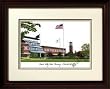 Grand Valley State University Alma Mater Alma Mater 14x18 Lithograph in Mahogany Frame