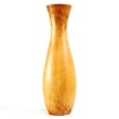 Caraffe-Style Handmade Mango Wood Flower / Bud Vase With Natural Finish