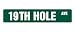 Sign Golf
19TH HOLE Street Sign golfer golf clubs balls gift