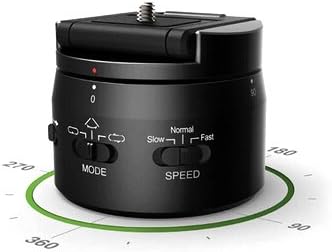 Blackbolt BA-20 Motorized Panning Head with Suction Cup for GoPro Hero 1, Hero 2, Hero 3, Hero 3+ / Hero 3 Plus and Hero 4 Camera, Action Camera, Compact Cameras (Includes Suction Cup, Suction Cup Adapter, USB Cable)