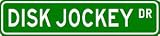 DISK JOCKEY Street Sign ~ Custom Aluminum Street Signs - B0013DJ...