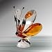 Artistik Kreations - Crystal Amber Butterfly