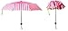 Victoria's Secret Collapsible Umbrella VS Signature Stripes