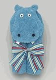 Mullins Square Blue Terry Hippo Beach/Bath Cover-Ups