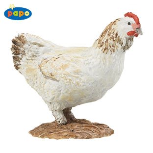 Childrens Toyshop  Toys : Papo - White Hen