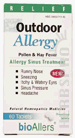 BioAllers Outdoor Allergy, 60 Tabs, by Natra-Bio Homeopathics