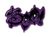 Creepy "Boo" Cake Topper