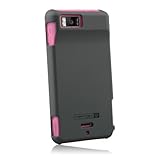 Naztech Vertex 2-Piece Hard and Soft Cover for Motorola Droid X MB810 (Pink ....