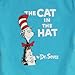 Dr. Seuss Short Sleeve Bodysuit and Pants, Blue Cat, 9 Months