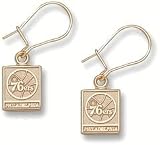 Philadelphia 76ers 14K Gold Dangle Earrings
