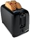 Kitchen & Housewares : Proctor Silex 22607 BLK 2-Slice Cool Wall Toaster - Black