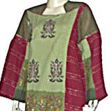 Embroidered Tunic Womens Dress Kaftan Robe Cotton Size L (kftn755)