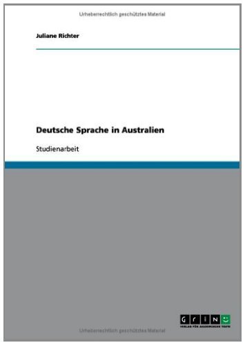 Deutsche Sprache in Australien (German Edition)