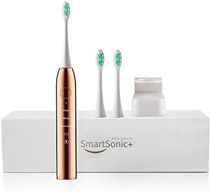 Junjiada@oral Care Sonic Electric Toothbrush Depth Clean Healthy Deluxe Wireless Rechargeable Toothbrush