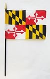 Maryland - 4 x 6 State Stick Flag