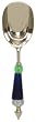 Decorative Ice Scoop With Blue, Clear and Green Glass Handle