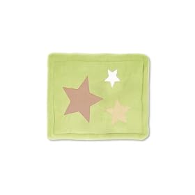 Baby Boum Super Soft Large Square Superstar Padded Play Mat (Lime Green)