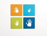 from Pearhead Pearhead Handprint Wall Art (Blue) (Model 30501)