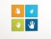 Pearhead Canvas Handprint Set, Blue