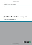 Zu: "Rationale Trottel" von Amartya Sen - Gerald Grill, Markus Priester