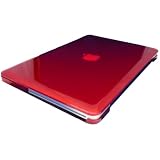 DSI 13,3 "Aluminum MacBook Crystal Hard Case Cover, Κόκκινο
