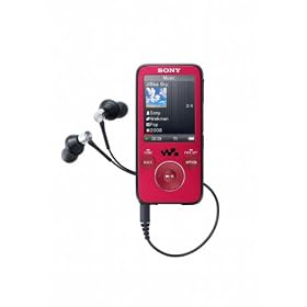 Sony Walkman NWZ-S639FR 16GB Drag & Drop MP4 Video Player with FM Tuner - Red