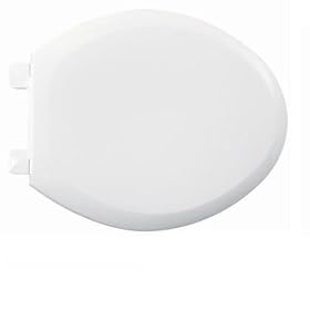 American Standard 5321.110.020 EverClean Elongated Toilet Seat with Slow Close Snap-Off Hinges,... by American Standard