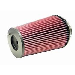 Universal Air Cleaner Assembly Round Tapered OD-5.25 in./6 5/8 in. Flange L-1 11/16 in. Filter Length 9.5 in. w/Offset 0.75-20 Stud Legend/Dwarf Cars Using FJ1200 Motor