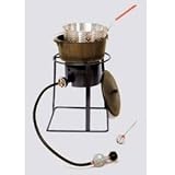 King Kooker 16 Portable LP Outdoor Cooker 54k BTU Cast Burner