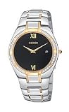 Seiko Men's Diamond Dress Two-Tone Watch #SKP338