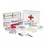 Nonmedicinal First Aid Kit for 25 People, 87 Pieces, Metal Case