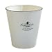 America Retold Apothecary White Enamel Bathroom Waste Basket