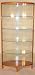 6629 Curio Walnut Cabinet
