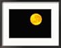 Black Sky with Orange Full Moon Photos To Go Collection Framed Photographic Poster Print by Mark Reinstein, 21x17