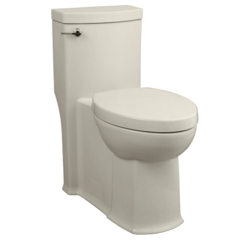 American Standard 2891.016.222 Boulevard Right Height Elongated One-Piece Toilet with Seat, Linen
