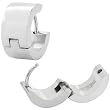 Inox Jewelry 316L Stainless Steel Huggy Earrings