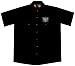 Skull and Nautical Stars Biker Work Shirt, Tombstone, Lucky 13