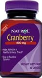 Cranberry Extract ( 30 Caps 400 mg ) ( Helps Maintain a Healthy Urinary Tract ) Natrol